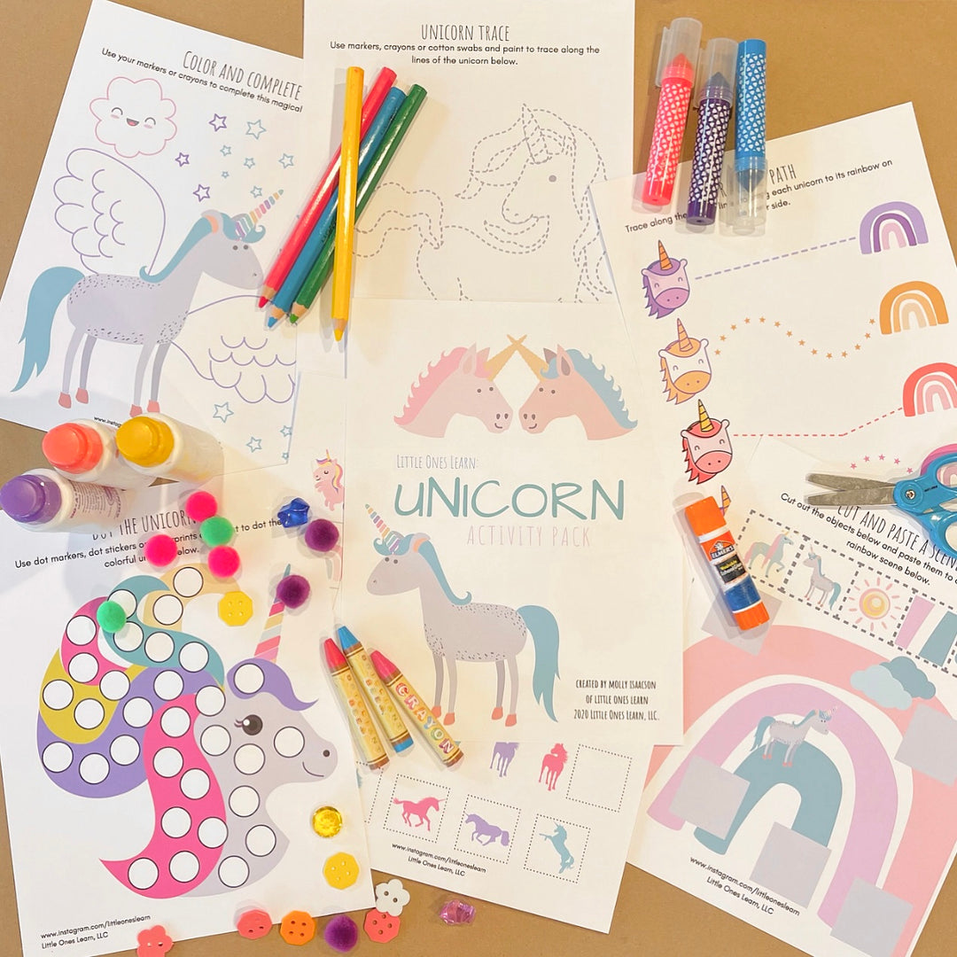 LOL Unicorn Activity Pack