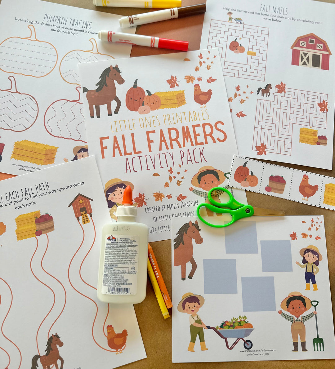 LOL Fall Farmers Activity Pack