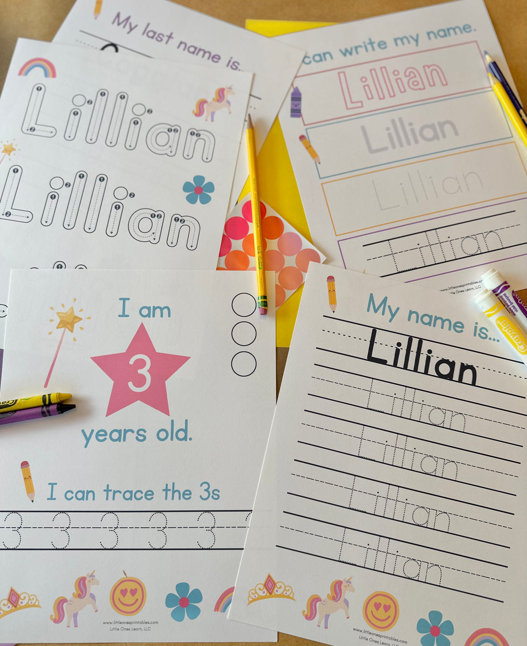 Personalized Name Practice Pack