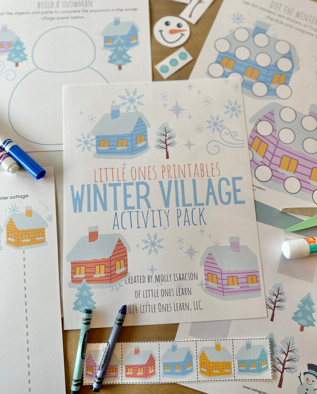 LOL Winter Village Activity Pack