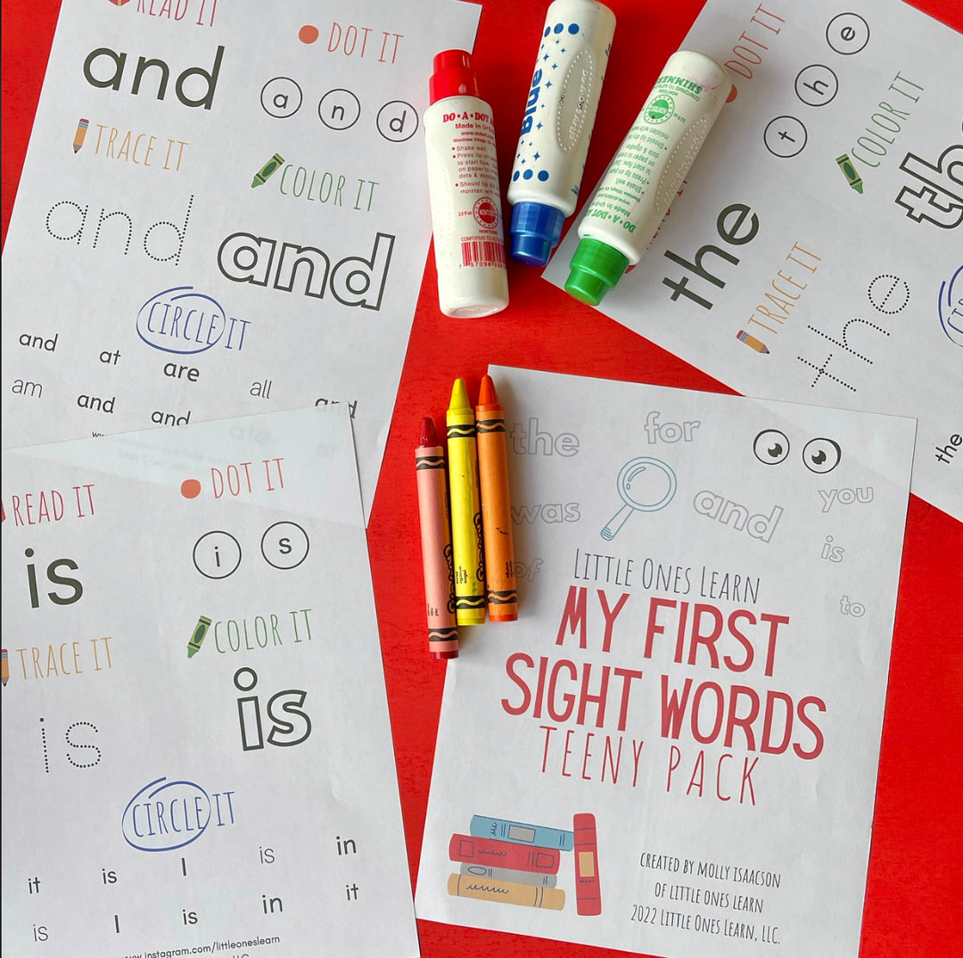 LOL My First Sight Words Teeny Pack