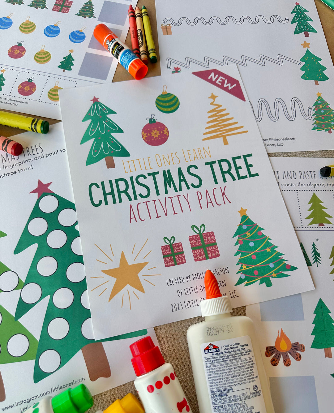 LOL Christmas Tree Activity Pack