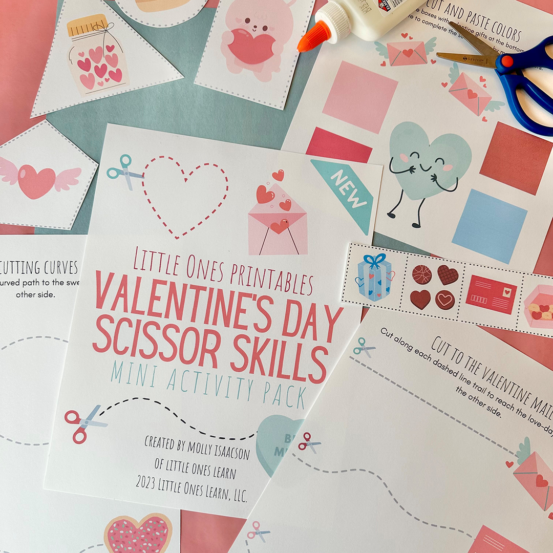 LOL Valentine's Day Scissor Skills Mini Activity Pack